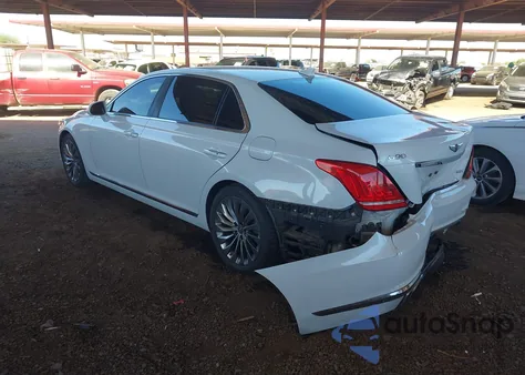 2018 Genesis G90 3.3T Premium из США, поврежденный, VIN KMHG34JA0JU044932